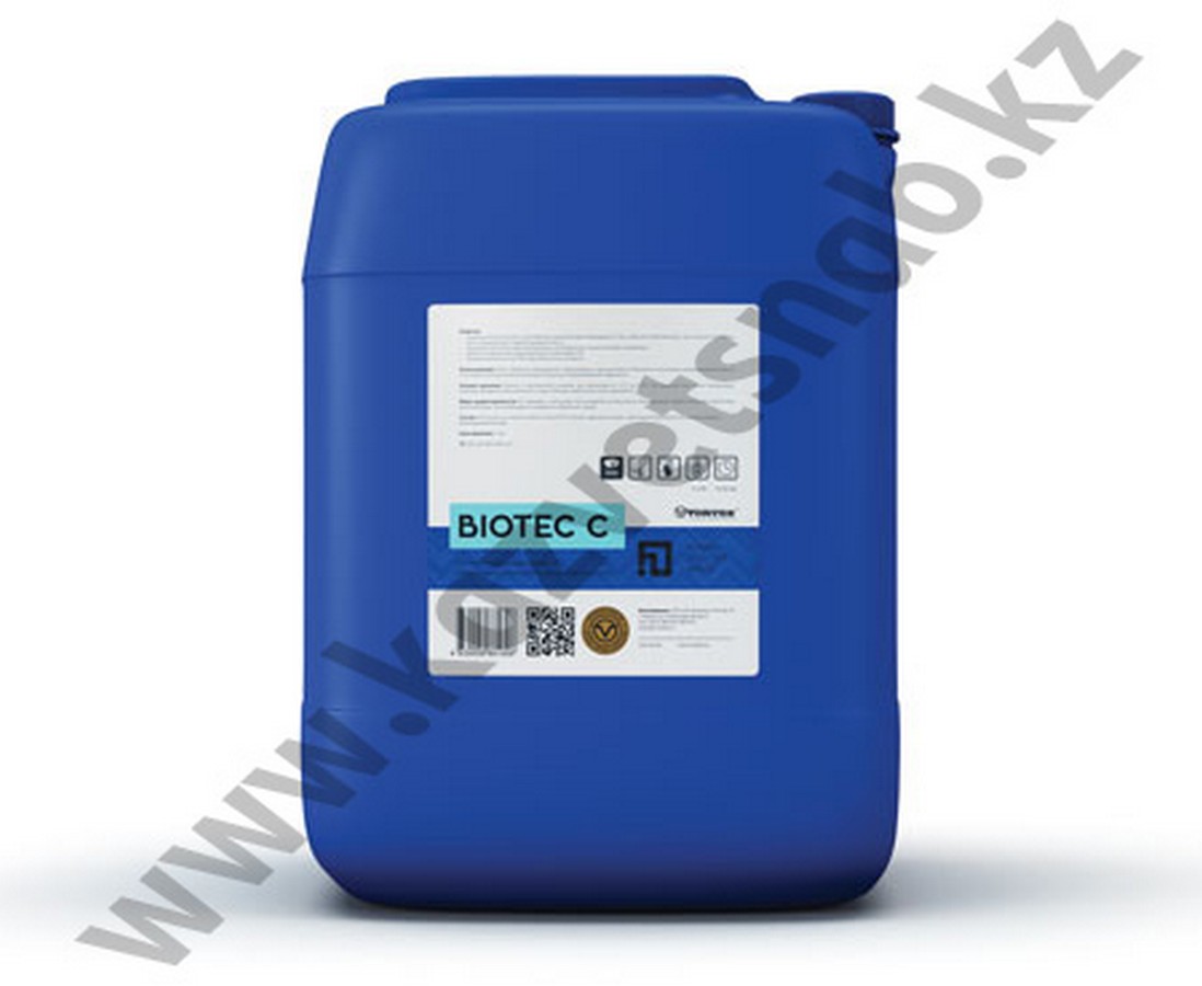 Biotec C (Биотек С) Щелочное беспенное дезинфицирующее моющее средство для воды средней жесткости (24 кг)