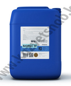 Biotec M (Биотек М) Щелочное беспенное дезинфицирующее средство для мягкой и средней жесткости воды (24 кг)